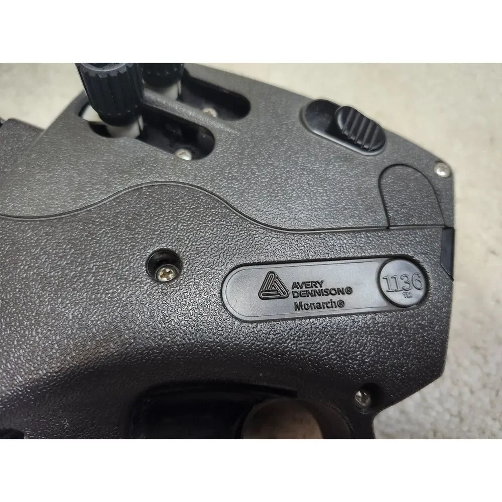 Uline Avery Dennison Monarch 1136 Pricing Sticker Gun 2 Line + Labels & Ink